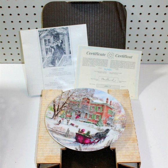 Dominion China Ltd. Collectors Plate, "coming home" by Stewart Sherwood, 1989 - Picture 1 of 4